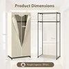Promotions Spinta Audinio Sulankstoma 90x45x175 cm Smėlio spalvos