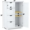 Promotions Spintelė, 55.9x30.5x81.3 cm, Balta, Medinė saugykla