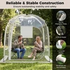 Promotions Sportinis palapinė 215x215x200 cm Skaidri PVC medžiaga