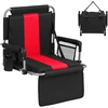 Promotions Stadium Seat 54x43x44 cm Raudonas sulankstomas su talpa