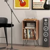 Promotions Stalelis patefonui su įkrovimo stotele 48x40x88 cm riešutas