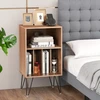 Promotions Stalelis patefonui su įkrovimo stotele 48x40x88 cm riešutas