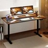 Promotions Elektrinis pakeliamas stalas, 140x70x72-116 cm, Rudas