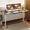 Promotions Elektrinis stovimas stalas, 140x70x72-116 cm, Smėlio spalvos
