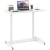 Promotions Mobilus stovimas stalas, 95x52x70-106 cm, baltas