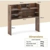 Promotions Stalinis knygų lentyna, 94x24x85 cm, ruda