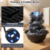 Promotions Stalo fontanas 21,5x26 cm juodas derva