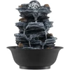 Promotions Stalo fontanas 21,5x26 cm juodas derva