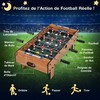 Promotions Stalo futbolas, 69x36x24 cm, natūralus