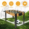 Promotions Stalo futbolo stalas, medinis, 121.9x61x78.7 cm, rudas