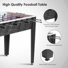 Promotions Stalo futbolo stalas, medinis, 121.9x61x78.7 cm, juodas