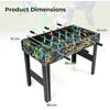 Promotions Stalo futbolo stalas 86,4x50,8x68,6 cm juodas, MDF