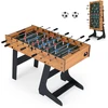 Promotions Stalo futbolo stalas Sulankstomas 122x61x81 cm Natūralus Erdvę taupantis