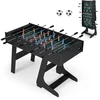 Promotions Stalo futbolo stalas Sulankstomas 122x61x81 cm Juodas