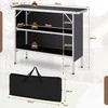 Promotions Stalo stalas, 110x38x88 cm, Juodas