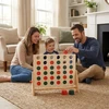 Promotions Stalo žaidimas 4 iš eilės žaidimas 62x17x40 cm natūrali pušies mediena