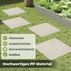 Promotions Stepping Stones Rinkinys 39.5x39.5x2 cm Smėlio spalvos Polipropilenas