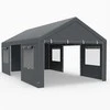 Promotions Stoginė automobiliui 600x361x295 cm pilka, metalas