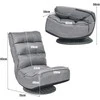 Promotions Sukamasis poilsio sofa-lova, 59x75x83 cm, juoda