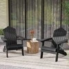 Promotions Sulankstoma Adirondack kėdė, 88x77x95 cm, juoda