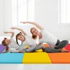 Promotions Sulankstoma gimnastikos kilimėlis, 5 segmentų, 201x75x3 cm, margas