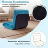 Promotions Sulankstoma grindų kėdė su reguliuojama atlošu tamsiai mėlyna