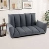 Promotions Sulankstoma grindų sofa, 119x76x60 cm, pilka