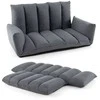 Promotions Sulankstoma grindų sofa, 119x76x60 cm, pilka