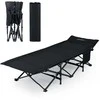 Promotions Sulankstoma stovyklavimo lova 189x69x48 cm juoda, Oksfordo audinys