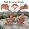 Promotions Sulankstomas Adirondack kėdžių komplektas, 88.9x71.1x94 cm, Rudas