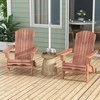 Promotions Sulankstomas Adirondack kėdžių komplektas, 88.9x71.1x94 cm, Rudas