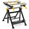 Promotions Sulankstomas darbo stalas, aliuminio metalas, 76,2x61x69,9-102,9 cm, juodas