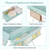 Promotions Sulankstomas kūdikių keitimo stalas, aukščio reguliavimas, 81.3x66x95.3 cm, žalias, su saugojimo vieta