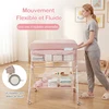 Promotions Sulankstomas kūdikių keitimo stalas 81,3x66x95,3 cm rožinis su saugojimo vieta