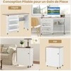 Promotions Sulankstomas siuvimo stalas 118,5x40x78 cm baltas, su laikymo vieta