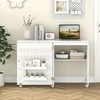 Promotions Sulankstomas siuvimo stalas, 58.4x40.6x76.2 cm, baltas