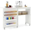Promotions Sulankstomas siuvimo stalas, 58.4x40.6x76.2 cm, baltas
