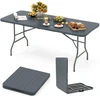 Promotions Sulankstomas stalas 180,3x73,7x75 cm kavos