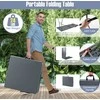 Promotions Lauko sulankstomas stalas, 180x74x75 cm, pilkas