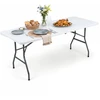 Promotions Sulankstomas stovyklavimo stalas 180x74x74 cm baltas