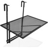 Promotions Sulankstomas turėklinis stalas, 61x48x61-82,6 cm, juodas