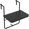 Promotions Sulankstomas turėklinis stalas, 63,5x61x73 cm, rudos spalvos