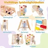 Promotions Sulankstomas vidaus džiunglių žaidimų aikštelė vaikams 8-in-1 119x115,6x116,8 cm natūrali