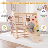 Promotions Sulankstomas vidaus džiunglių žaidimų aikštelė vaikams 8-in-1 119x115,6x116,8 cm natūrali