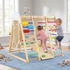 Promotions Sulankstomas vidaus džiunglių žaidimų aikštelė vaikams 8 viename 119,4x115,6x116,8 cm spalvota