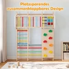 Promotions Sulankstomas vidaus džiunglių žaidimų aikštelė vaikams 8 viename 119,4x115,6x116,8 cm spalvota
