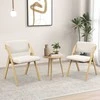 Promotions Sulankstomos virtuvės valgomojo kėdės, 53.3x55.9x76.2 cm, natūrali smėlio spalva