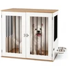Promotions Šunų narvas baldai 80x55.5x71.5 cm baltas medinis vidaus voljeras