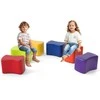 Promotions Taburečių komplektas, modulinės Butterfly taburetės, 36.8x25.4x25.4 cm, įvairiaspalvės, PU oda