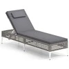 Promotions Lauko gultas, 194x55x32-94 cm, pilkos spalvos